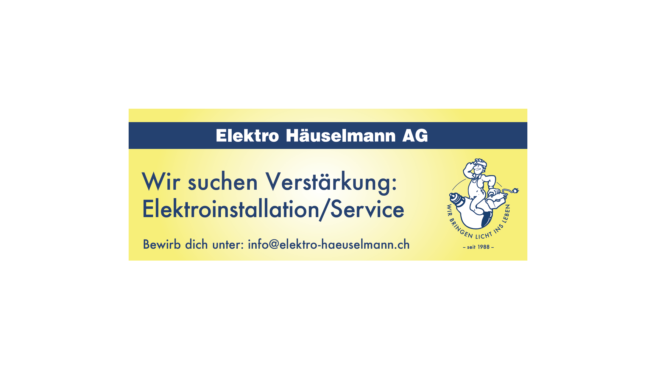 Wir suchen Verstärkung